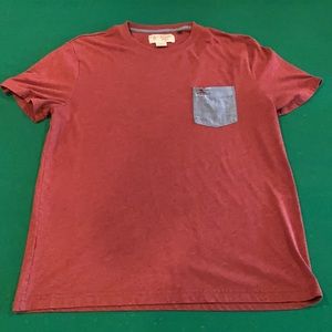 Original Penguin Brand T-Shirt - Red - Large